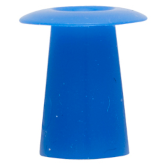 schirmförmiger ADI-Ohrstöpsel 10mm blau